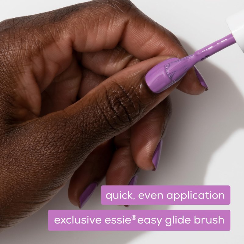 essie Nail Polish, Salon-Quality Purple Nail Polish, Vegan, Fall 2024, Leather Weather, 0.46 fl oz