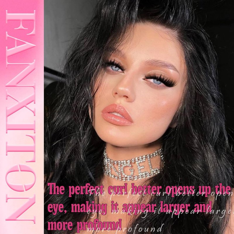 FANXITON Volume Lash Clusters - Spiky Manga 300D Eyelash Extensions | 10-18MM Thick Wispy D Curl