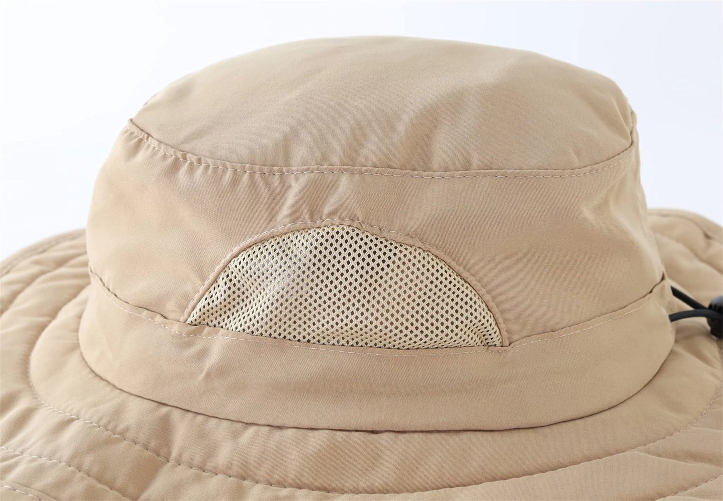Connectyle Kids UPF 50+ Bucket Sun Hat UV Sun Protection Hats Wide Brim Summer Beach Hat Dark Khaki