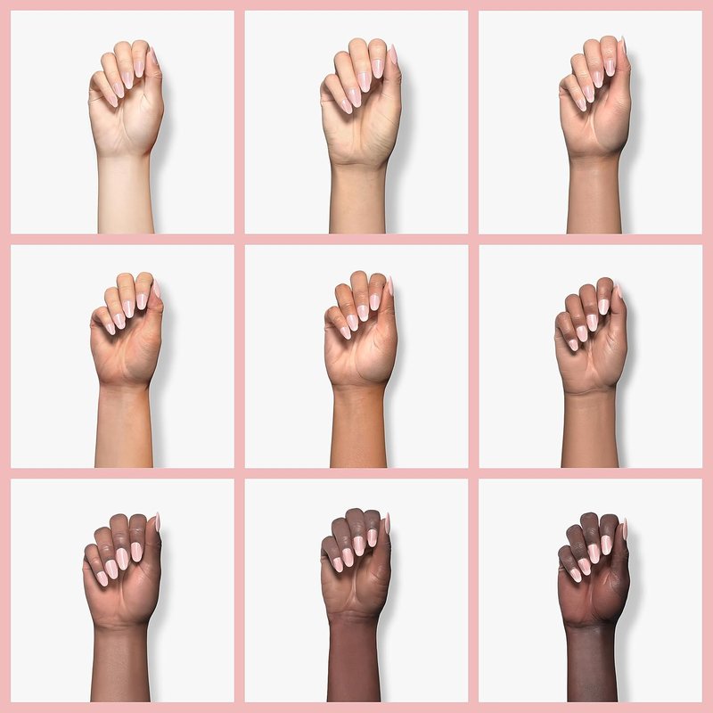 GAOY Sheer Pink Nude Gel Nail Polish, 16ml Jelly Neutral Peach Translucent Color 1355 UV Light Cure Gel Polish for Nail Art DIY Manicure and Pedicure at Home