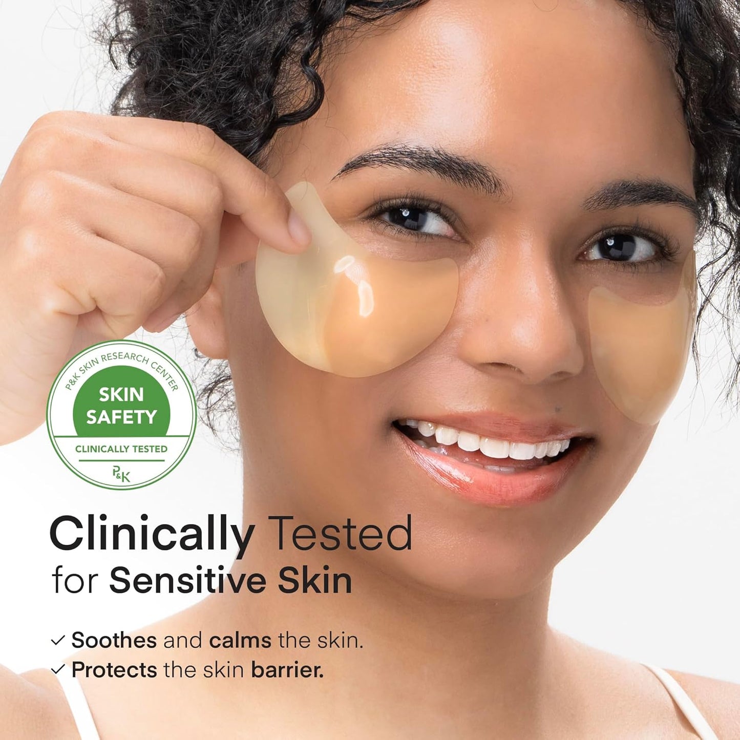 TEREZ & HONOR Vitamin C Eye Patches - 60 Pcs Brightening & Hydrating Hydrogel Masks for Dark Circles & Puffiness | Vegan, Fragrance-Free