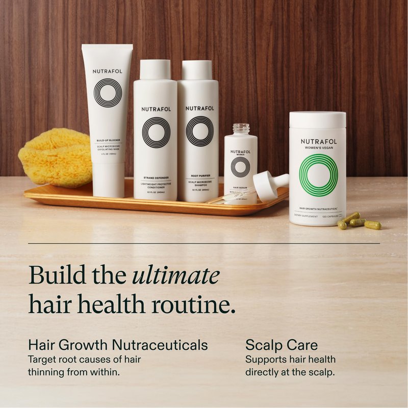 Nutrafol Exfoliating Scalp Mask, Eliminates Product Build-up and Oil for Healthier Hair and Scalp, Physician-formulated for Thinning Hair, Color and Extension Safe - 4 Fl Oz Bottle