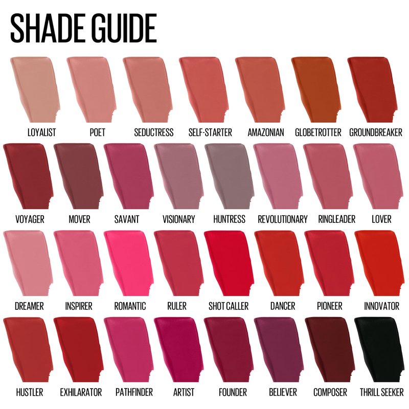 Maybelline Super Stay Matte Ink Liquid Lipstick Makeup, Long Lasting High Impact Color, Up to 16H Wear, Huntress, Muted Grey, 1 Count, Packaging May Vary