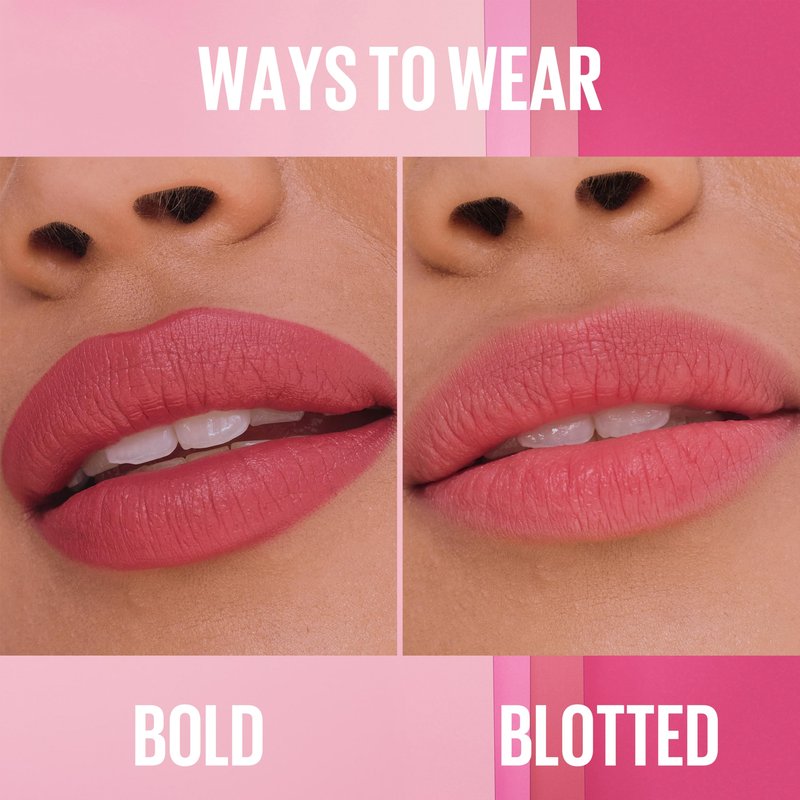 MAYBELLINE Serum Lipstick, Hydrating Lip Makeup with 8HRs of Lip Plumping Moisture with Hyaluronic Acid + Oil Blend, Wild Card (Midtone Red Matte)