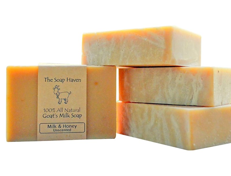 Goat Milk Soap Bars by [Brand Name] - Handmade, All-Natural & Unscented | Perfect for Sensitive Skin & Babies