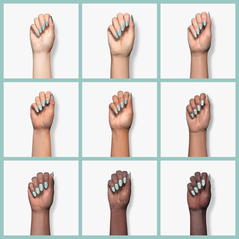 Sally Hansen Insta-Dri Nail Polish | Quick Dry, Long Lasting, Streak-Free Shine | Opaque, Shiny | 510 Gain Mo-Mint-Um | Cool Mint Blue Nail Color.
