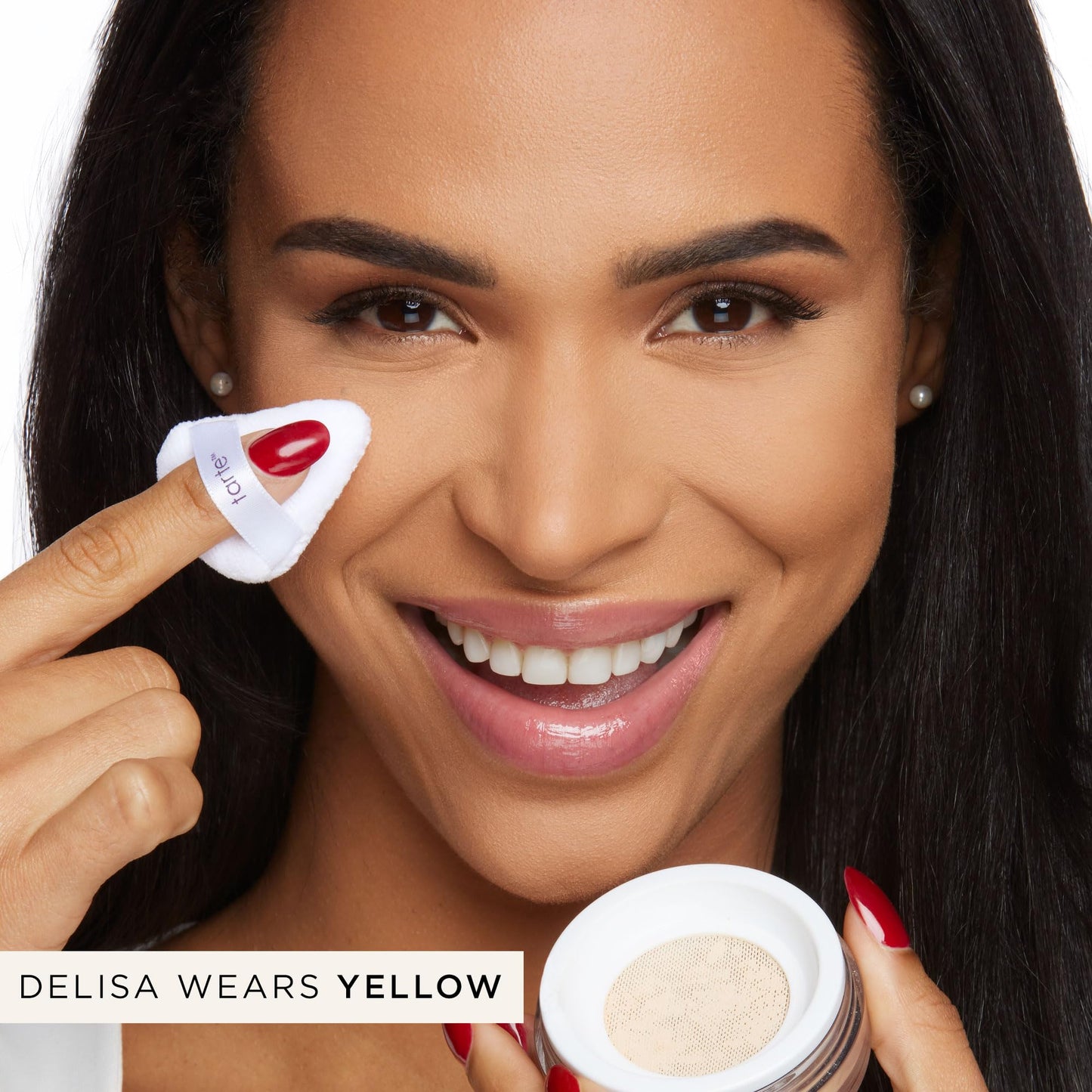 tarte creaseless setting powder – Loose Face Powder, Lightweight Oil-Absorbing Formula for Longwear Finish, Vegan & Cruelty-Free, full size, yellow