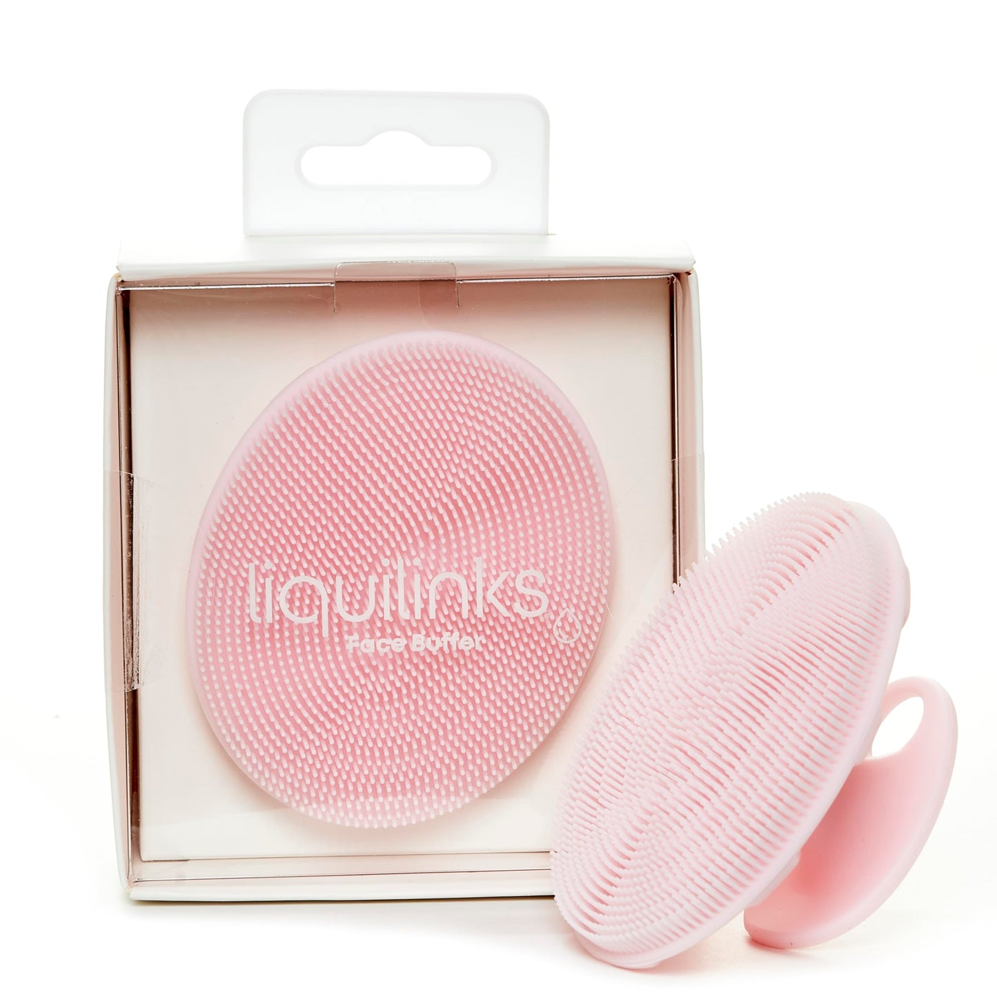 LiquiLinks Face Buffer for Washing Face, Reducing Pore Size and Cleansing Skin - Silicone Spa Accessory - Essential Skincare Tool for Teen Girls Sky Blue