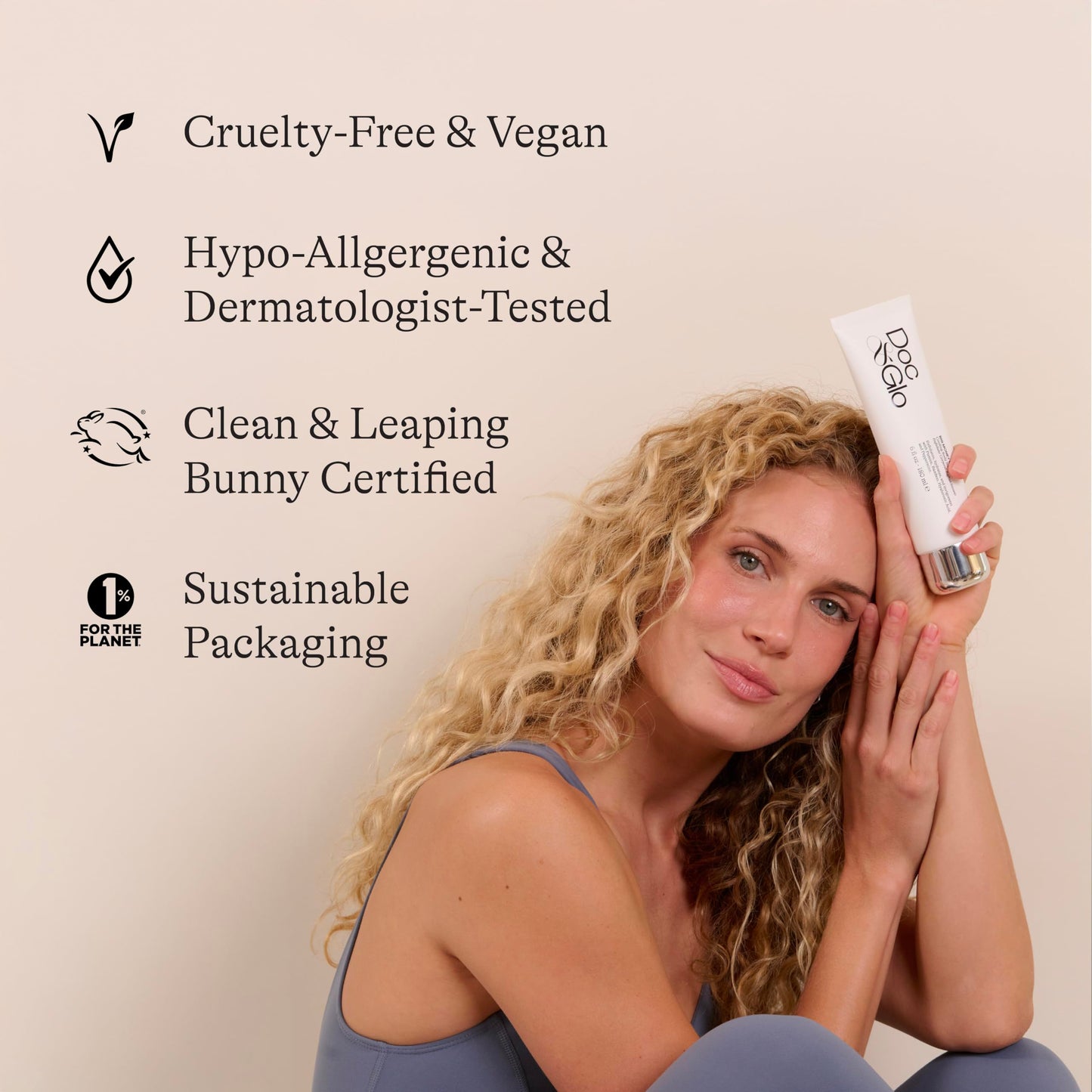 Doc & Glo Big Money Glo Cooling Body Scrub, Exfoliating Body Scrub with Pumice, Bamboo & Hyaluronic Acid, Peppermint Body Scrub for Smooth, Hydrated Skin 6.5 Fl Oz