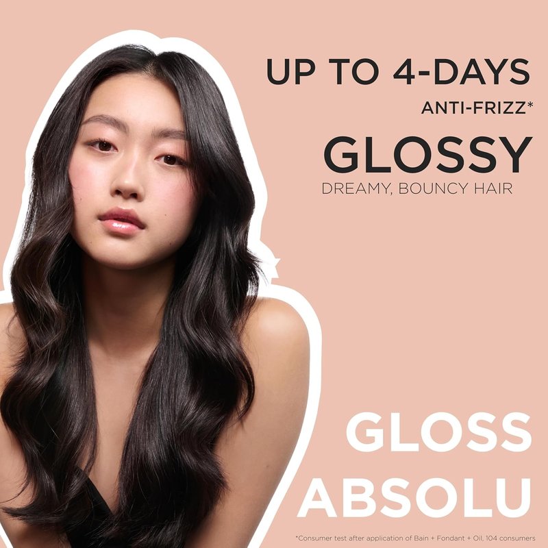 Kerastase Gloss Absolu Shampoo - High-Shine Anti-Frizz Formula for Glossy, Bouncy Hair