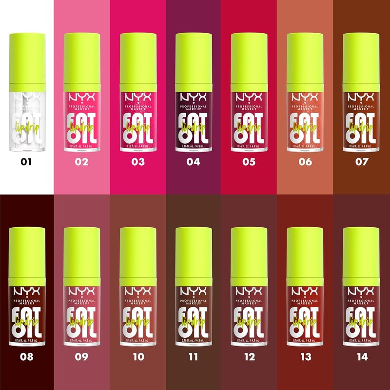 NYX PROFESSIONAL MAKEUP Lip Oil Gloss - Moisturizing Vegan Formula for 12 HR Hydration | Follow Back (Shimmering Warm Nude)