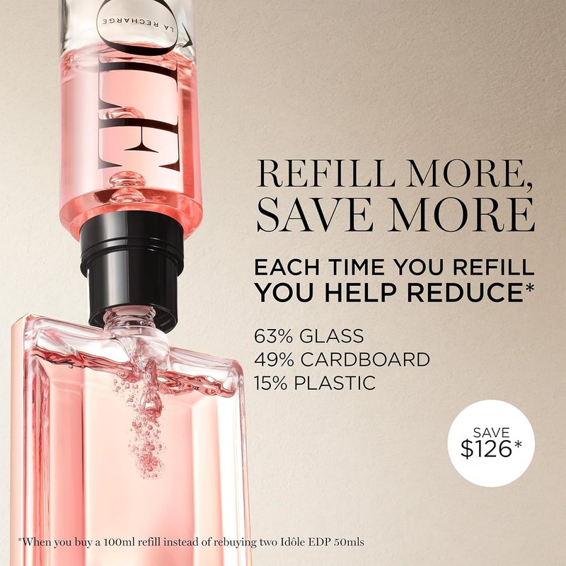 Lancôme Idôle Eau de Parfum - Long-Lasting Floral Fragrance with Bergamot, Jasmine & Vanilla - 3.4 oz