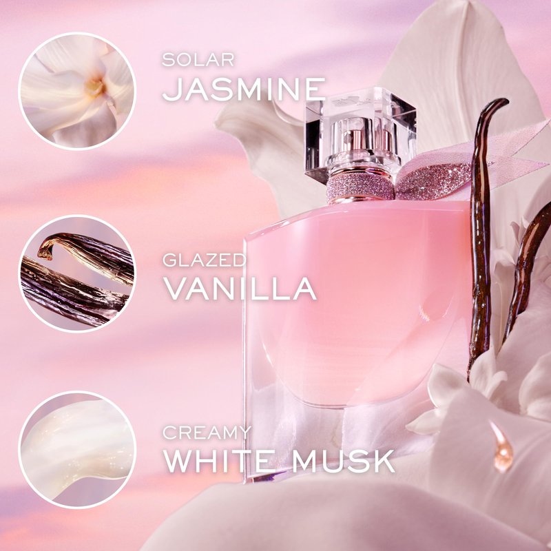 Lancôme La Vie Est Belle La Vie Vanille Nude Eau de Parfum - Long Lasting Fragrance with Notes of Solar Jasmine, Glazed Bourbon Vanilla, White Musk - Floral & Sweet Women's Perfume 1.7 Fl Oz.
