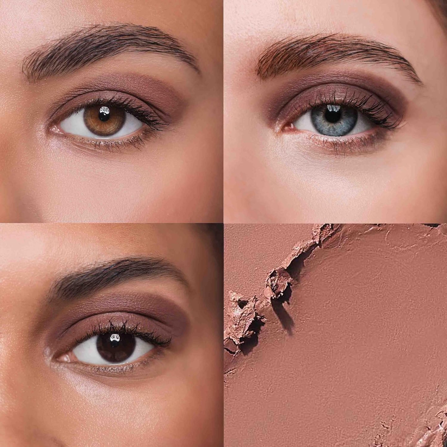 Zev Eyeshadow Stick - ShadeRush 2-in-1 Cream Eyeshadow with Built-in Smudger - Waterproof Mocha Matte