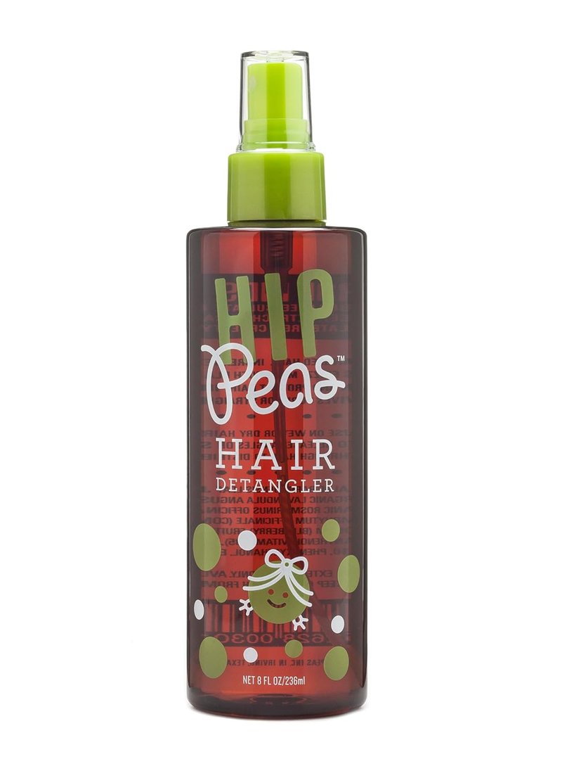 Hip Peas Detangler Leave-In Conditioner Spray - Tangle-Free Formula for Kids' Wet or Dry Hair