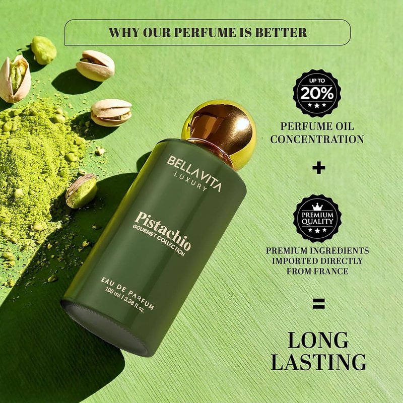 Pistachio Gourmet Collection Unisex Fragrance - 3.4 oz EDP Spray | Luxurious Scent