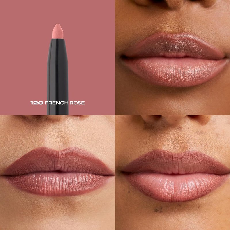 Milani Understatement Lipliner Pencil - Highly Pigmented Retractable Lip Liner | Easy Application in French Rose