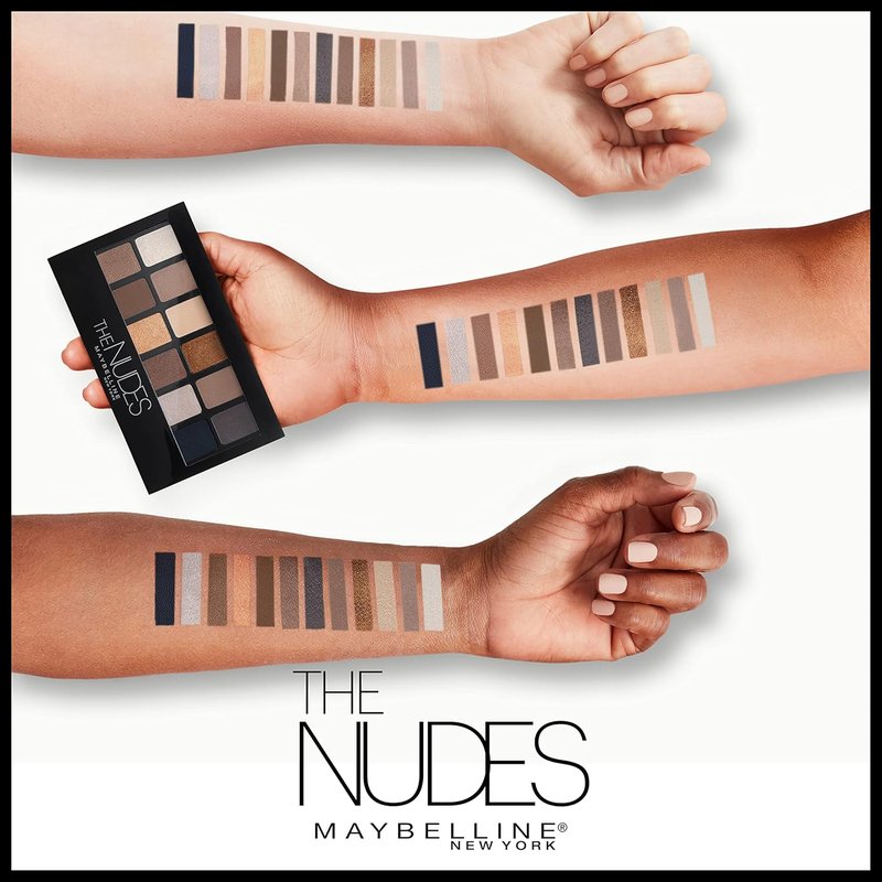 Maybelline The Nudes Eyeshadow Palette - Versatile Shades for Stunning Looks