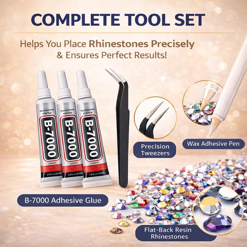 Rhinestones for Bedazzling Kit, 40 Color Bedazzled Kits, 3mm Bedazzler Kit with Rhinestones, Rhinestone Kit, Bedazzling Kit & Gems for Bedazzling, DIY Crafts, Water Cups, 35000PCS Flatback Rhinestones