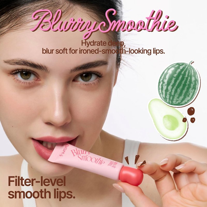 Blurry Smoothie Tinted Lip Balm - Acai Blueberry | Hydrating Glossy Balm, Sheer-Tinted Finish, 9.5g