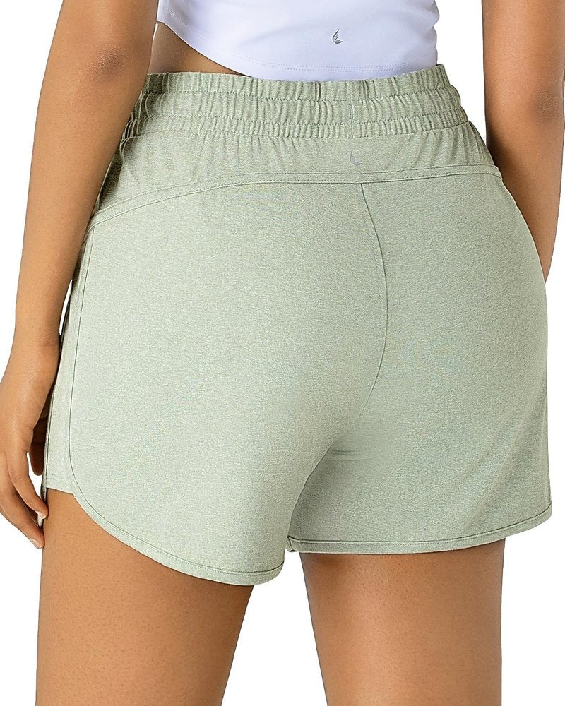 Athletic Sweat Shorts for Women - Running Dolphin Style with Pockets | Summer Gym Lounge Wear