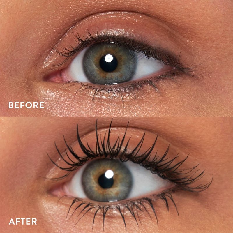 Laura Geller Kajal Longwear Mascara - Volumizing & Lengthening - Smudge-Proof Black Formula | Buildable, Flake-Proof Wear