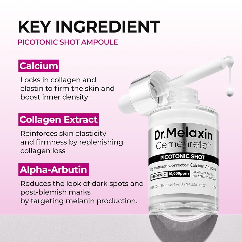 Lumi Firm & Lift Duo - Korean Collagen Firming Serum & Plumping Ampoule | Cyano Pink Spicule & Picotonic Shot