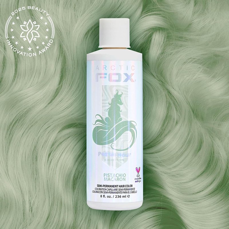 Arctic Fox Semi-Permanent Hair Dye - Vegan Pastel Mint Green | Conditioning & Non-Toxic, 8 fl oz