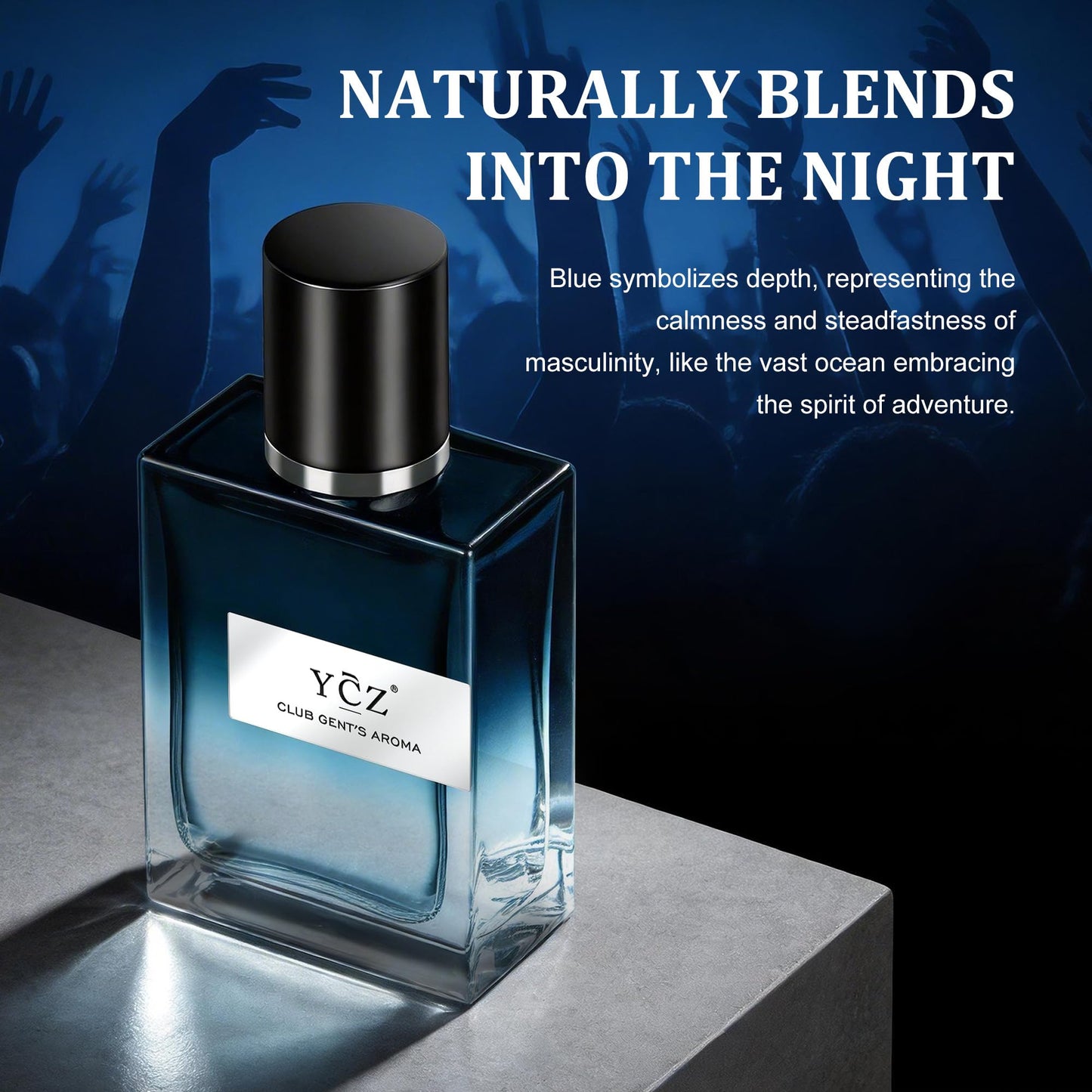 Ycz Club Perfume for Men, 1.7oz Cologne For Men, Nightclub Essential Fragrance, Long Lasting Cologne for Men with Aromatic Woody Notes of Aldehyde,Making it the Ideal gentlemen’s Gift