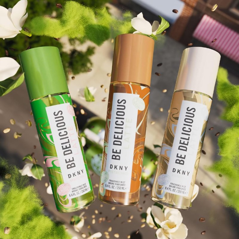 Be Delicious Latte Pistachio Fragrance Mist for Women - 8.4 Fl. Oz | Refreshing Scent