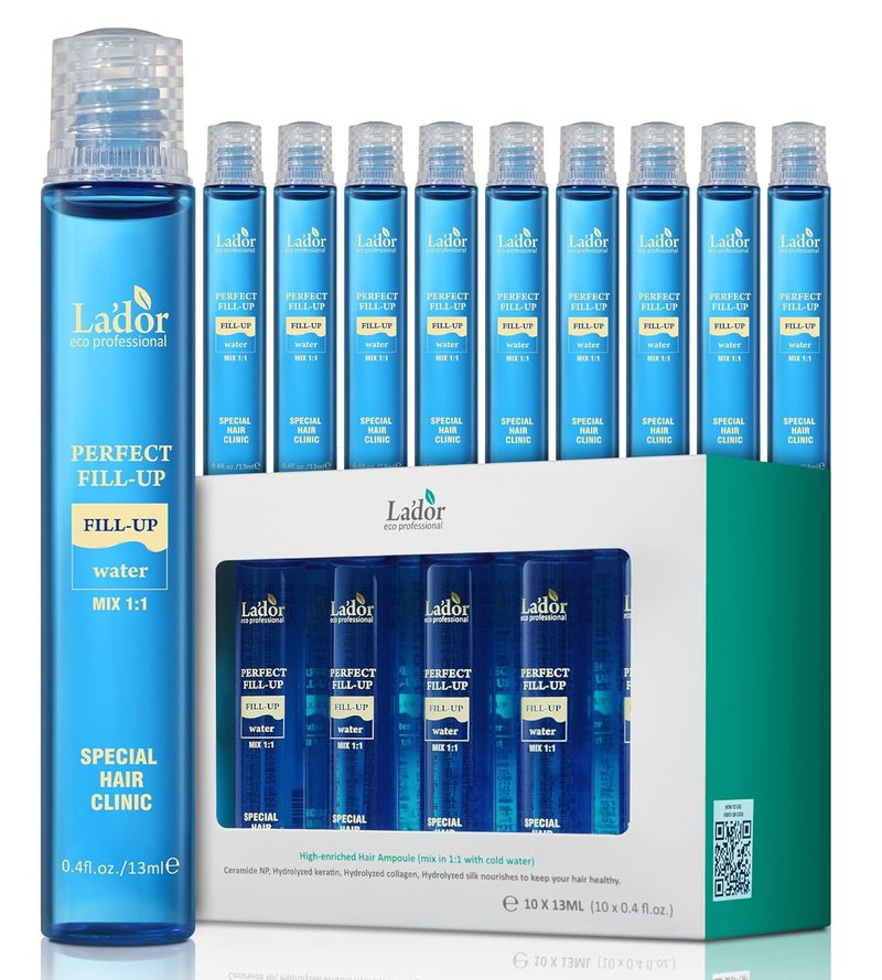 LADOR Perfect Hair Fill Up - Intensive Keratin Hair Mask for Bleached & Damaged Hair | Deep Conditioning Treatment