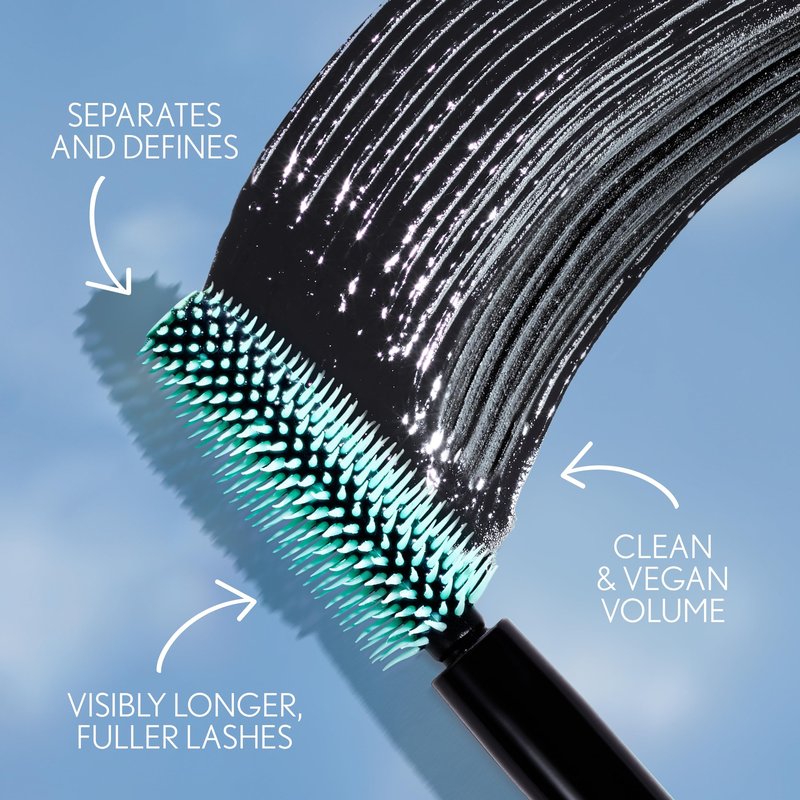 CoverGirl Lash Blast Clean Volume Mascara, Vegan Formula, Volumizing, Smudge-Proof, Pitch Black, 1 Count