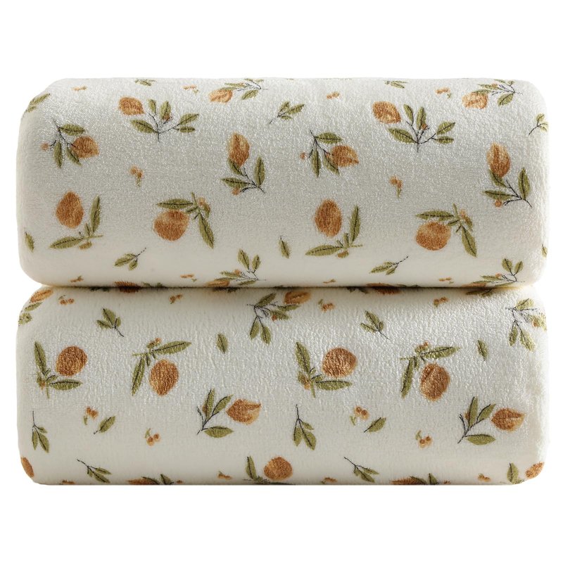 YTYC Towels,39x78 Inch Oversized Bath Sheets Towels for Adults Luxury Bath Towels Extra Large Sets for Bathroom Super Soft Microfiber 80% Polyester(Printing,2 Piece)