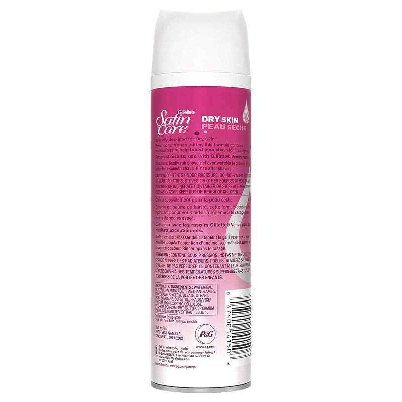 Gillette Shaving Gel for Dry Skin - Moisturizing Formula | 7 oz