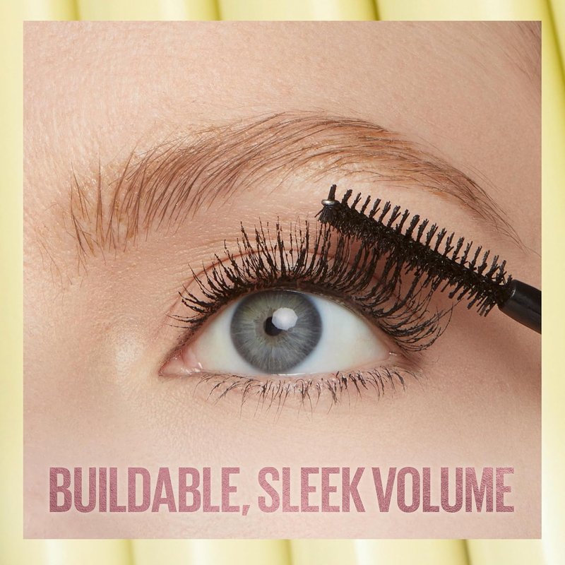 Maybelline The Colossal Bubble Mascara - Buildable Volume & Length for Bold, Separated Lashes | Blackest Black, 1 Count