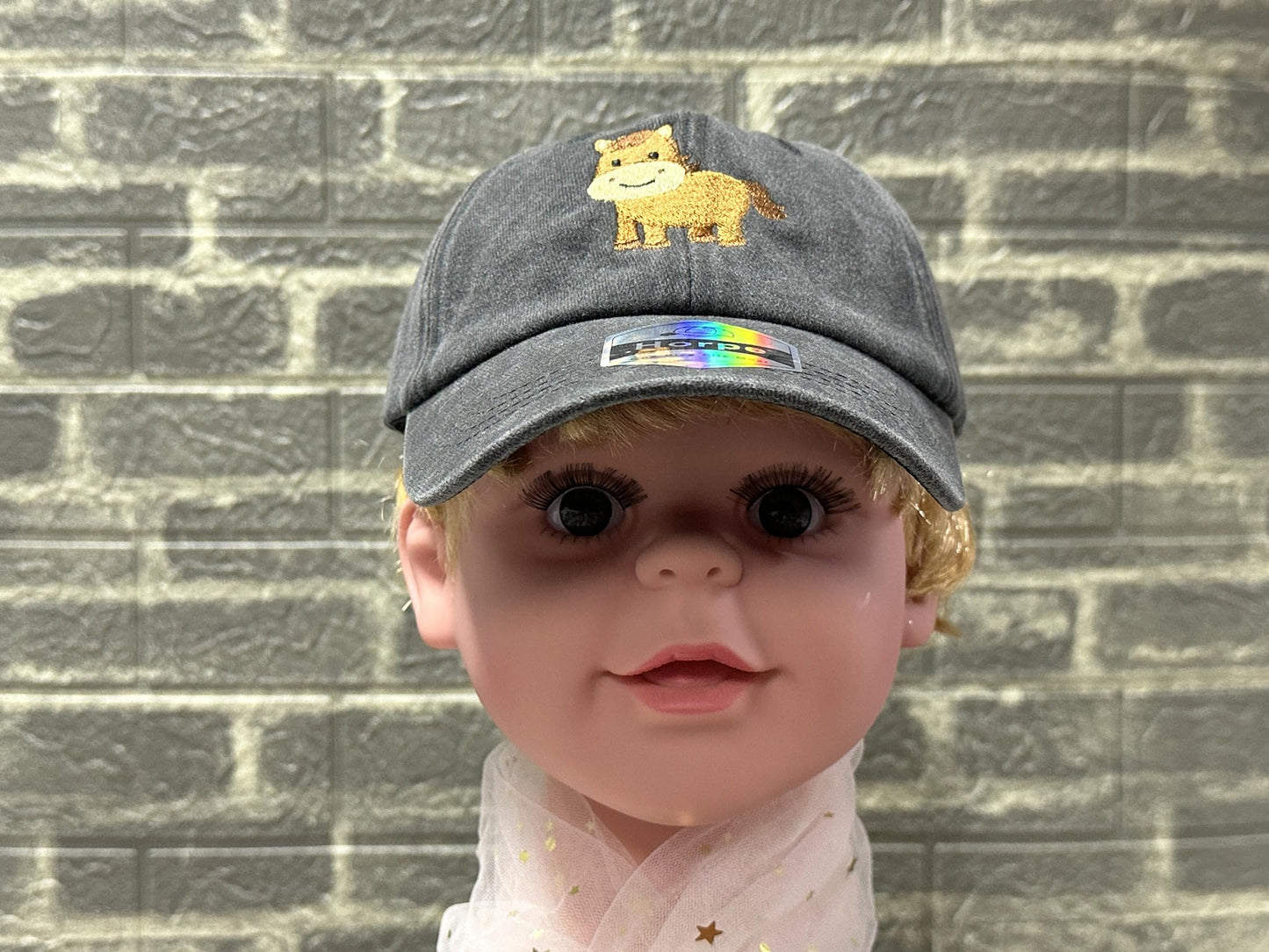 Horpe Horse Gift for Kid, Pony Lovers Baseball Cap, Farm Animal Lover Hat for Boys and Girls, Adjustable Embroidered Present for Zoo Trips and Birthday Party