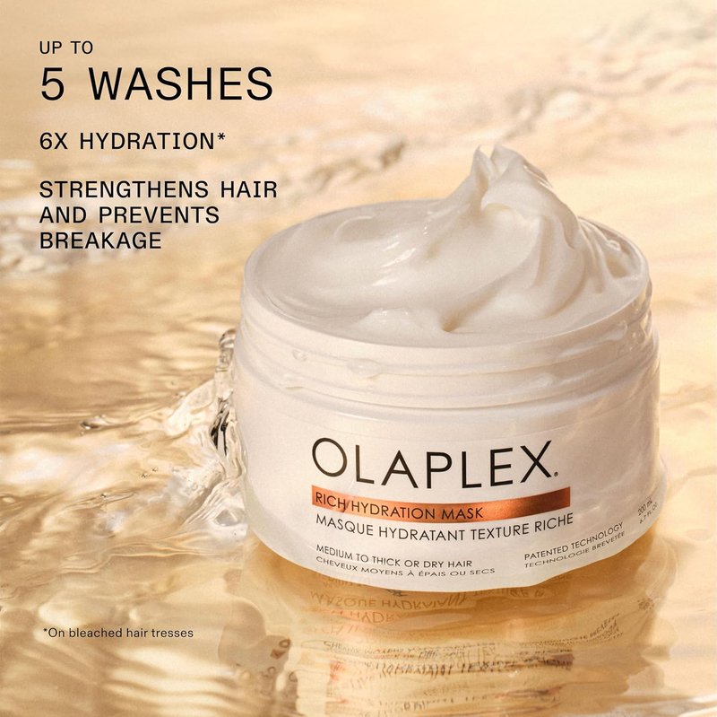 Olaplex Rich Hydration Mask - Cuticle Sealing Treatment | Hydrate & Control Frizz | 200 ml / 6.7 Fl Oz
