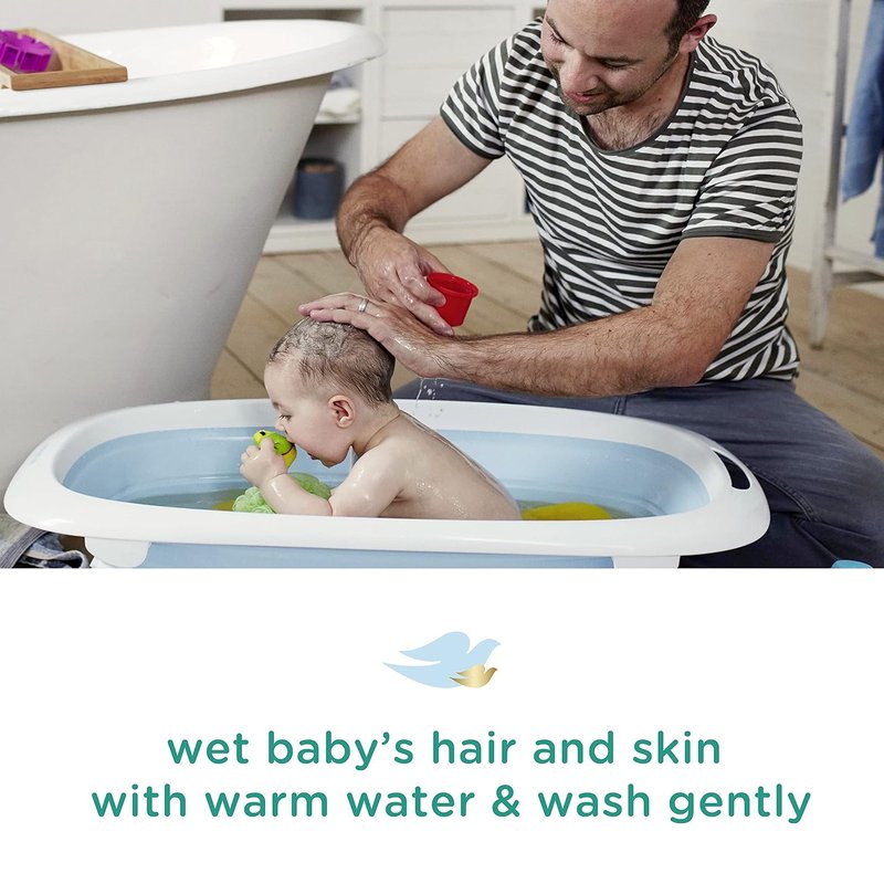Baby Dove Sensitive Skin Care Baby Wash - Fragrance-Free & Hypoallergenic, 20 oz | Gentle Moisture for Bath Time