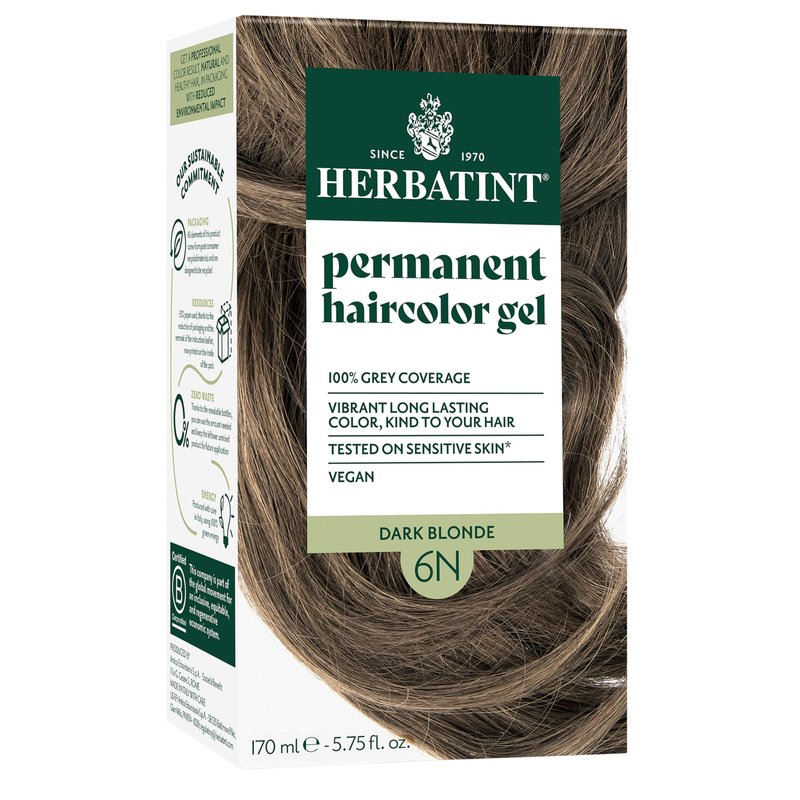 Herbatint, Hair Color Dark Blond 6N, 4.56 Fl Oz