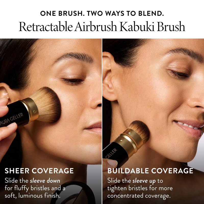 LAURA GELLER NEW YORK Baked Balance-N-Glow Illuminating Foundation - Medium - Buildable Sheer to Light Coverage - Satin Finish