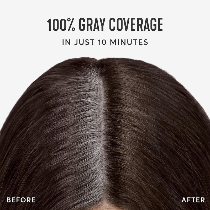 Madison Reed Root Touch Up Kit - 100% Gray Coverage, Ammonia-Free | 5N Calabria Dark Brown, 2 Applications