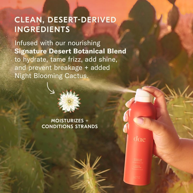 DAE Sunsetter Strong Hold Flexible Hairspray - Citrus Scent, 7 Oz. for All-Day Style