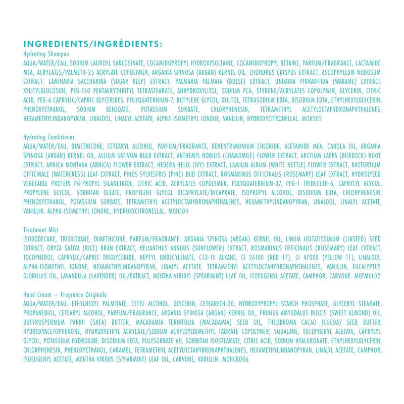 Moroccanoil Mini Hair Hydration Set