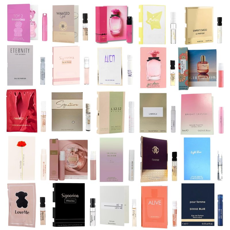 Infinite Scents Perfume Samples for Women - 8 Designer Fragrance Brands