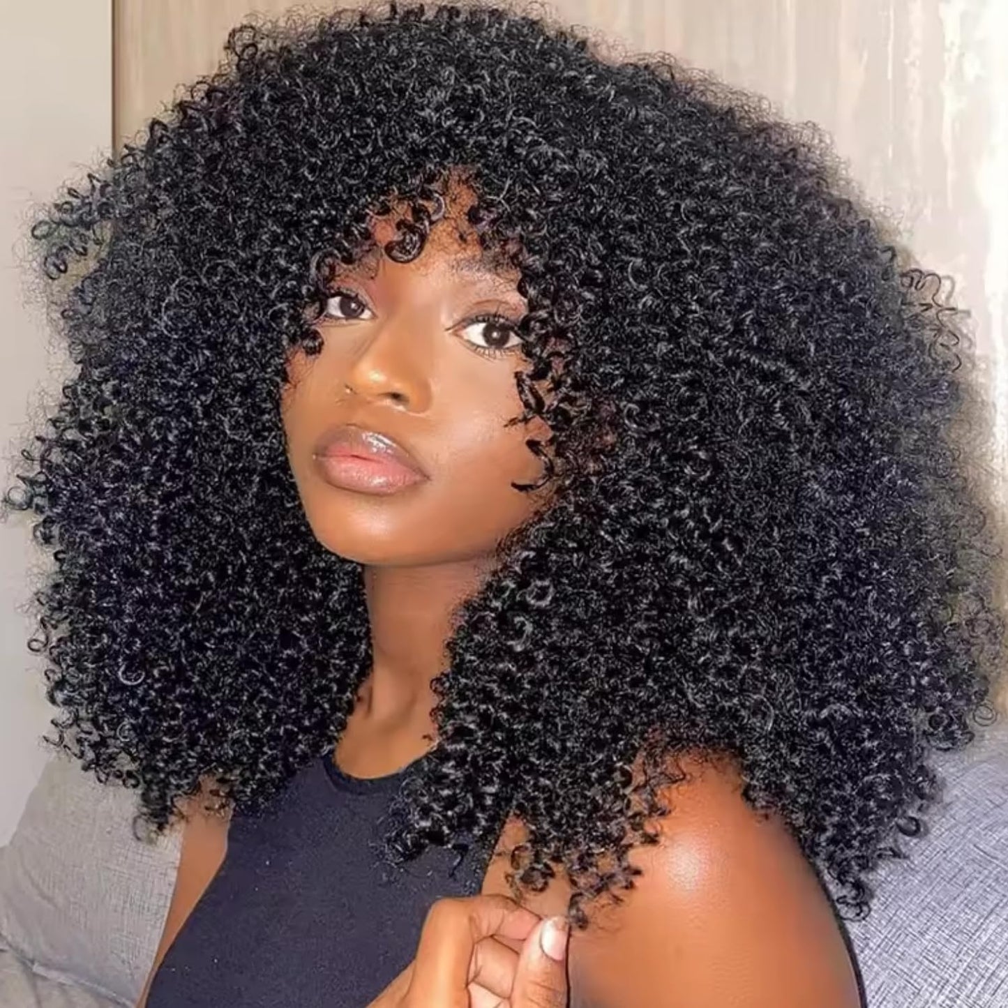 VIPbeauty Kinky Curly Half Wig Human Hair 200 Density 3 In 1 Seamless Flip Over Glueless Wear and Go Beginner Friendly Burmese Curly Half Wig Human Hair Drawstring Headband 26 Inch