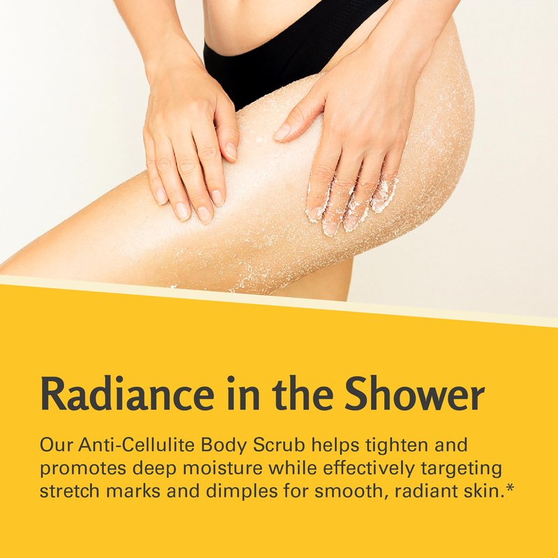 Anti-Cellulite Body Scrub for Skin Tightening, Firming, Moisturizing & Smoothing, Exfoliating Formula for Legs, Glutes, Hands & Feet with Stem Cells, Collagen, Coconut & Jojoba Oil, 16oz - M3
