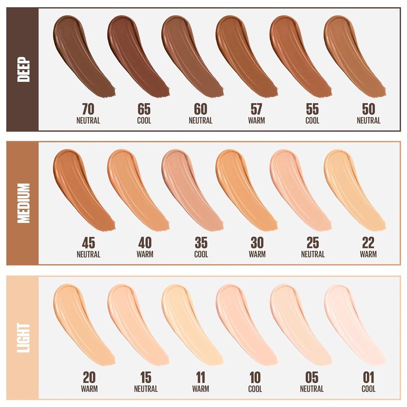 Maybelline New York Fit Me Liquid Concealer Makeup, Natural Coverage, Lightweight, Conceals, Covers Oil-Free, Café, 1 Count (Packaging May Vary)