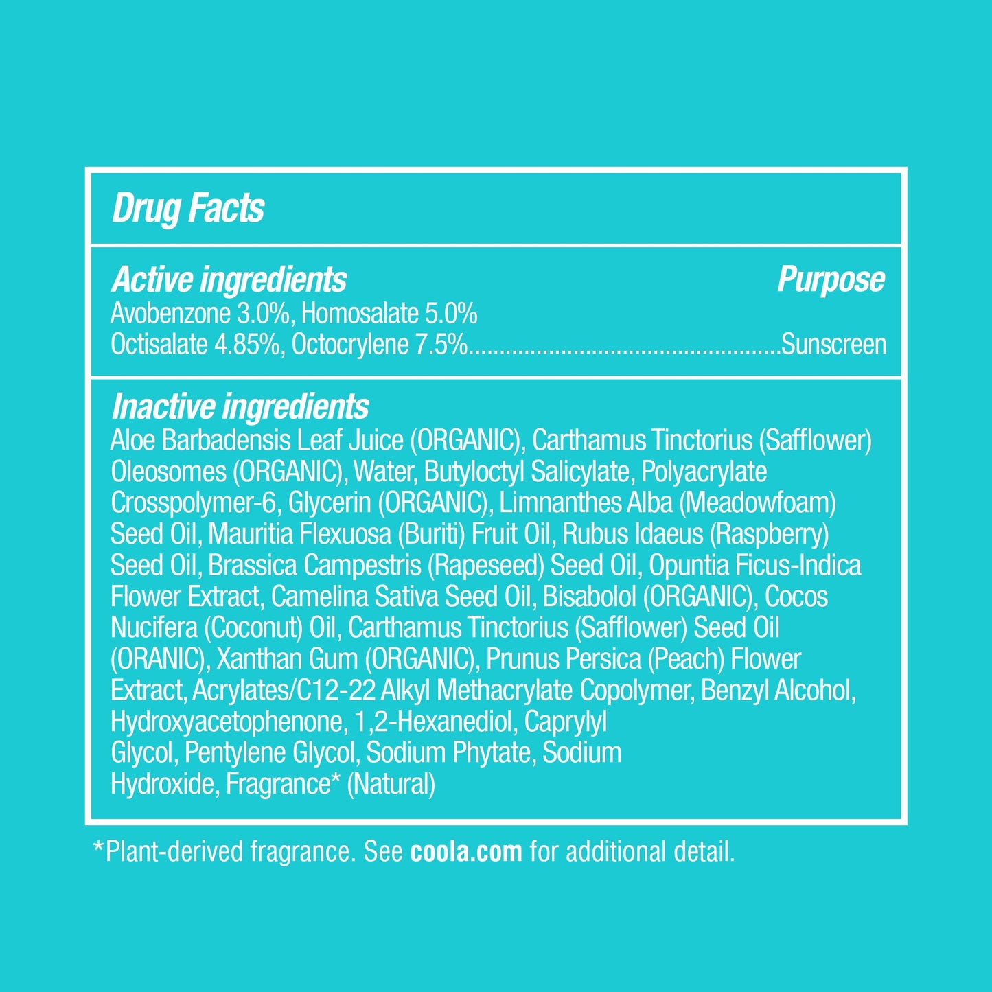 COOLA Organic Sunscreen SPF 70 Sunblock Body Lotion, Dermatologist Tested Skin Care for Daily Protection, Vegan and Gluten Free, Peach Blossom, 5 Fl Oz