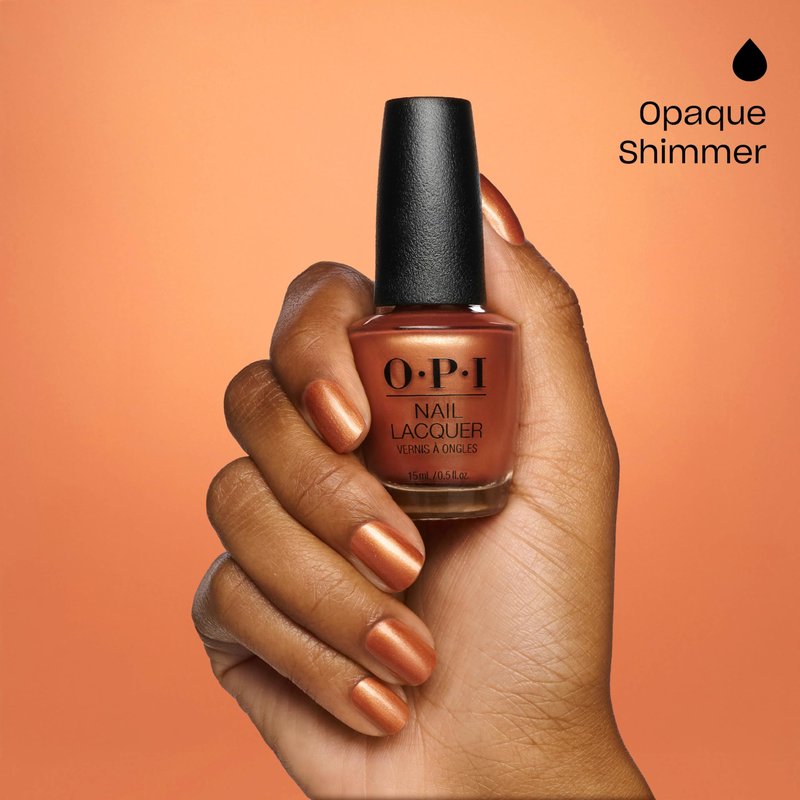 OPI Nail Lacquer Goodie as Gold | Opaque Golden Shimmer Chip Resistant Nail Polish | Amazon Exclusive | Holiday Shades 2025