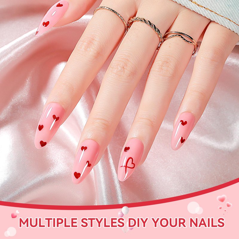 MIZHSE Quick Dry Nail Polish Set: 6 Classic Nude Colors Collection Milky White Nude Pink, Regular Nail Lacquer Fingernail Manicure DIY Nail Art Salon Gift for Women Girls